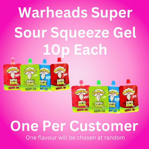 Warheads Super Sour Squeeze Gel (1 per customer)