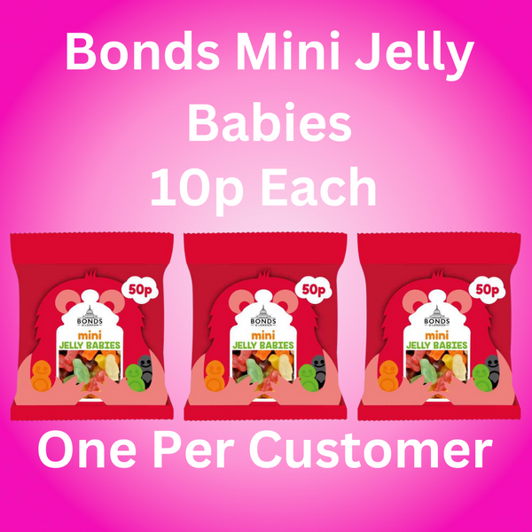 Bonds of London Mini Jelly Babies (1 per customer)