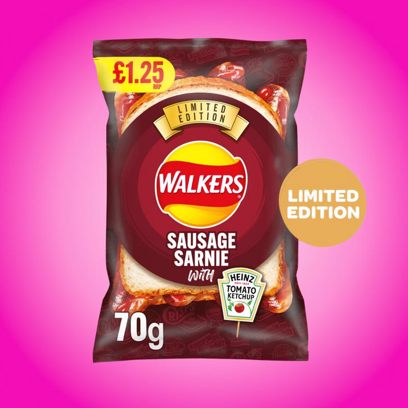 LIMITED EDITION Walkers Sausage Sarnie Crisps