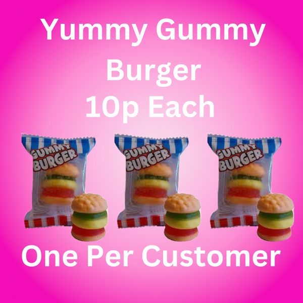 Yummy Gummy Burger (1 per customer)