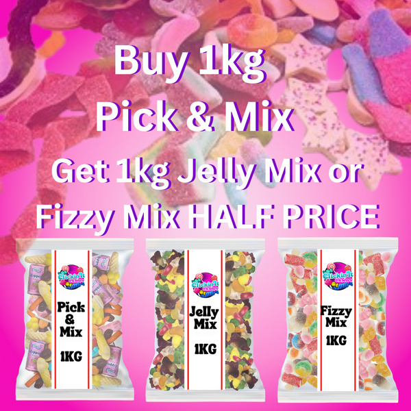 Groovy Sweets Pick N Mix 1KG Grab Bag