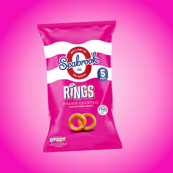 Multi Pack Seabrook Prawn Cocktail Rings 5 x 16g