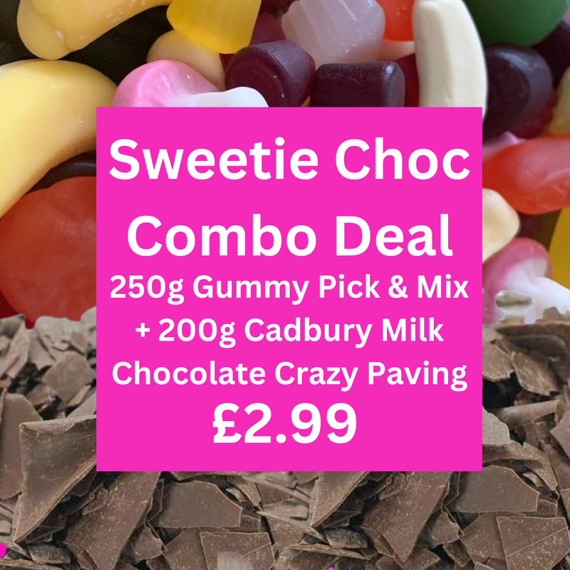 Groovy Sweets  Pick N Mix Gummy Mix & Choc Combo