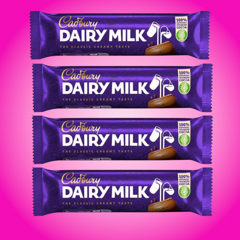 4 Pack Cadbury Dairy Milk Bar