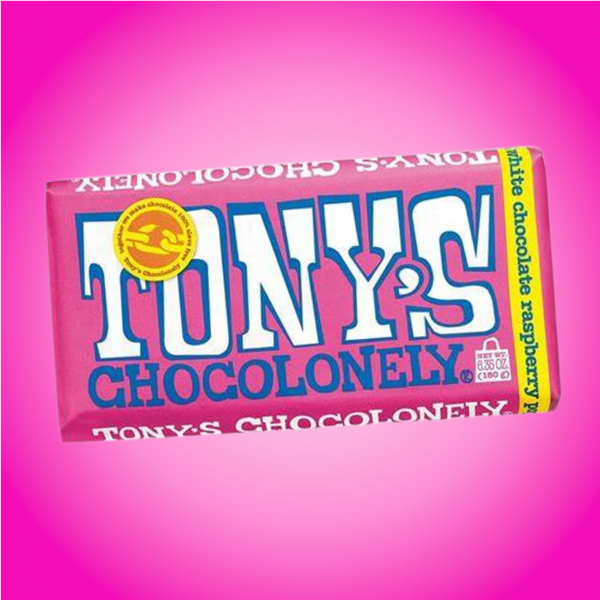 Tony's Chocolonely White Raspberry Popping Candy