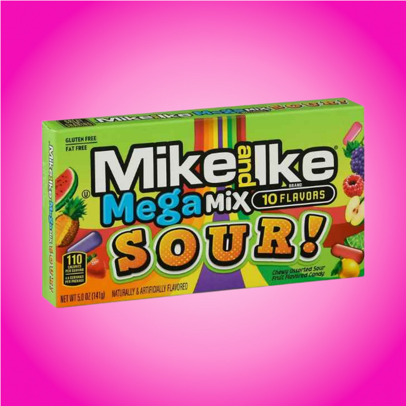 Mike & Ike Mega Mix Sour Theatre Box