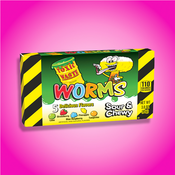 USA Toxic Waste Worms Theatre Box