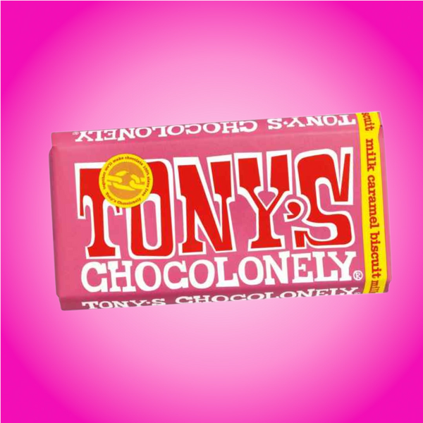 Tony's Chocolonely Milk Chocolate Caramel Biscuit