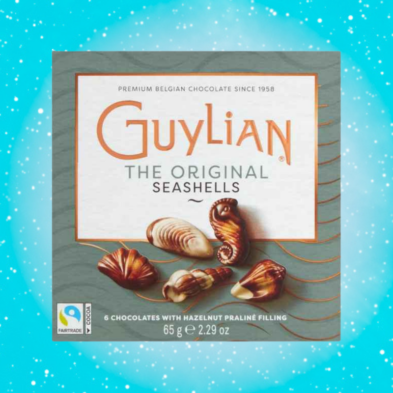 Guylian The Original Seashells 6 Chocolates with Hazelnut Praliné Filling