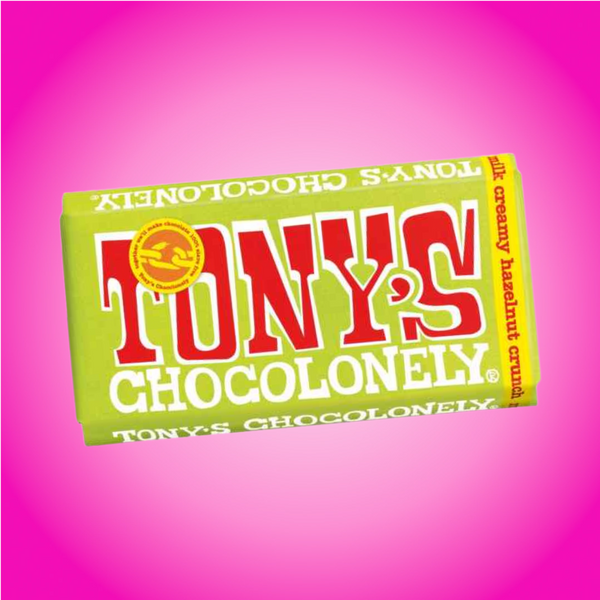 Tony's Chocolonely Milk Chocolate Creamy Hazelnut Crunch