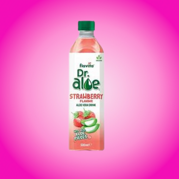 Flavita Dr Aloe Juice Strawberry 500ml