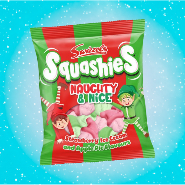 Limited Edition Strawberry & Apple Naughty & Nice Christmas Squashies