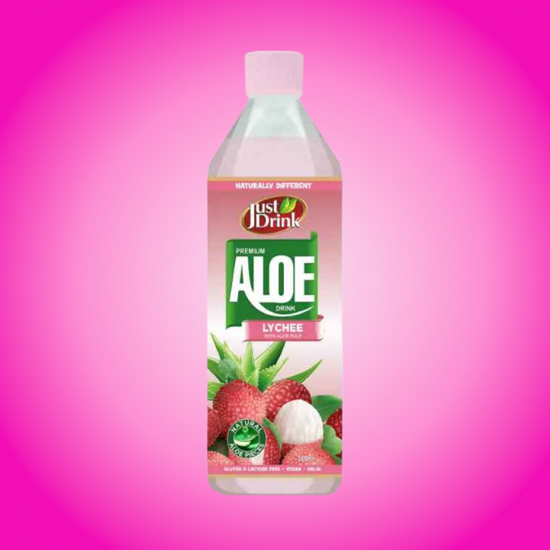 Just Aloe Juice Lychee 500ml