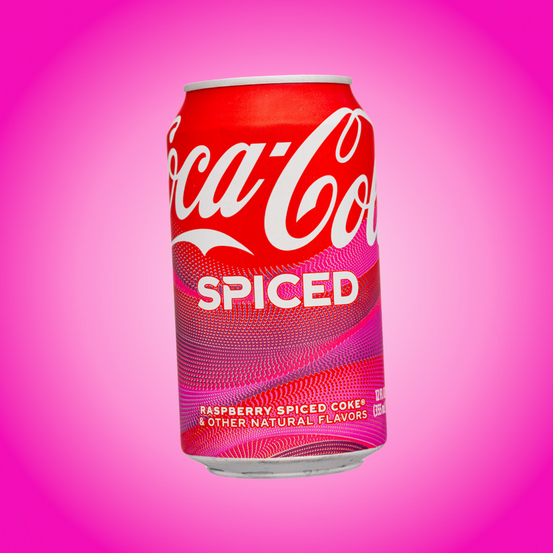 USA Coca-Cola Raspberry Spiced Soda Can 355ml