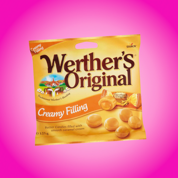 Werther's Original Creamy Filling Candies Peg Bag 125g