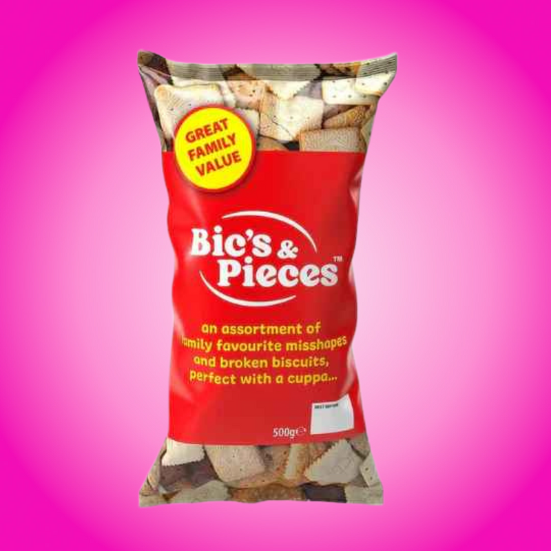 Bics & Pieces 500g Misshaped Broken Biscuit Assortment