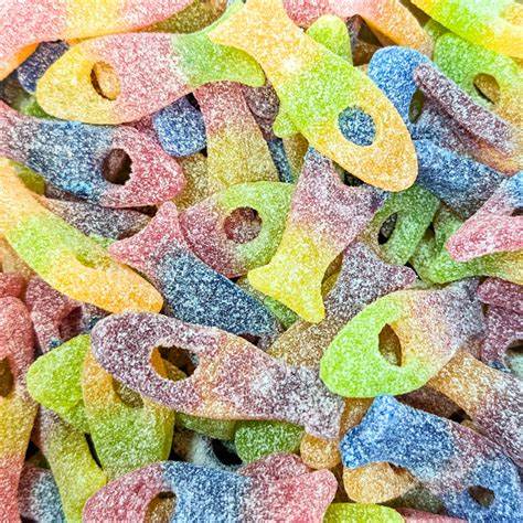 Groovy Sweets Pick N Mix Grab Bag - Fizzy Funky Fish 250g