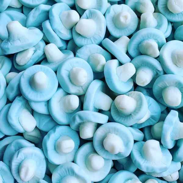 Groovy Sweets Pick N Mix Grab Bag - Bubblegum Foam Mushrooms 250g