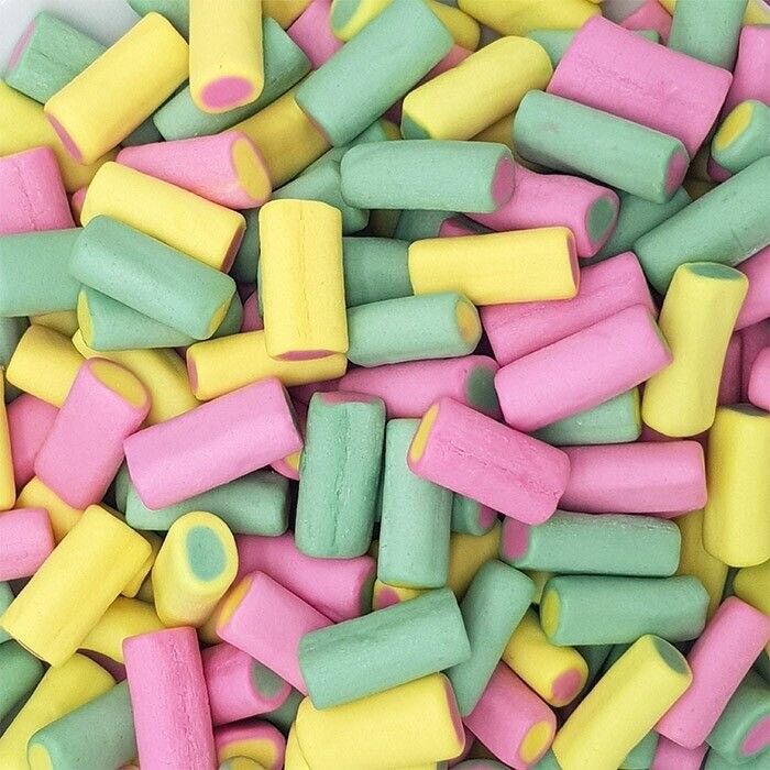 Groovy Sweets Pick N Mix 1KG Grab Bag - Rhubarb & Custard Tubes