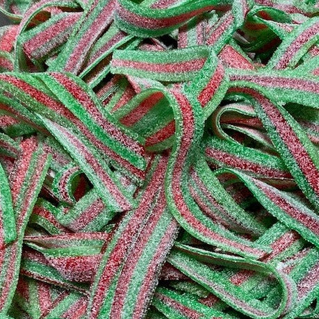 Groovy Sweets Pick N Mix Grab Bag - Fizzy Watermelon Belts 200g