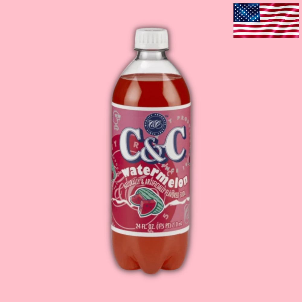 USA C&C Soda Watermelon Bottle 710ml